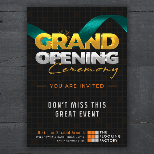 Grand Opening Flyer Design por mohd niyas