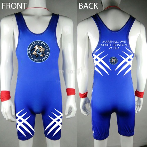 A Powerful and Combative Wrestling Singlet for Halifax Youth Wrestling