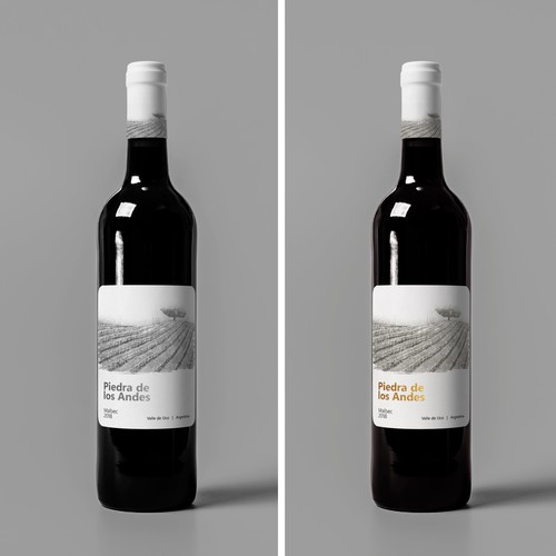 Malbec Wine Label for an Argentinian Winery Design by exsenz
