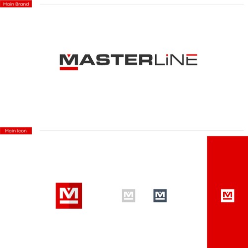 DISEÑO DE MARCA MASTERLINE Design by oakbrand™