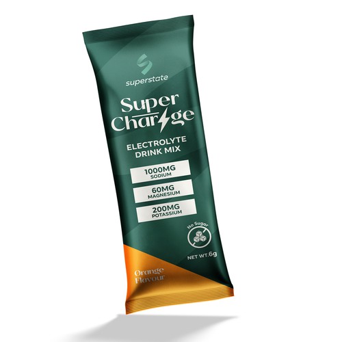 Packaging Design for a clean electrolyte supplement Design by Manthanshah