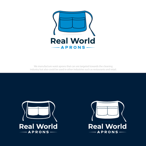 Real World Aprons Logo Design by QuickCrea™