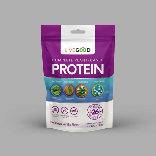 ***GUARANTEED PRIZE*** - LABEL DESIGN for Protein Powder -*****NEW***** Design by JamPasir