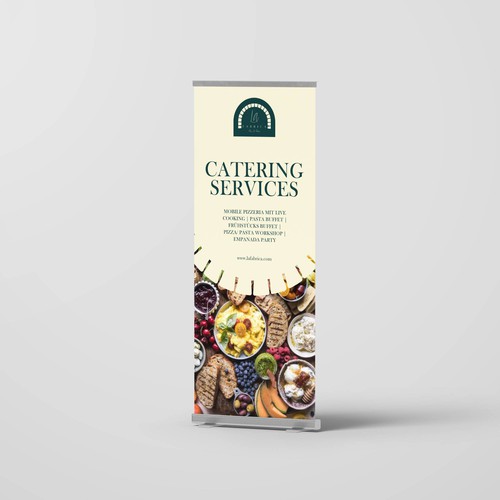 Roll-Up for special Catering Design von @rysmrn