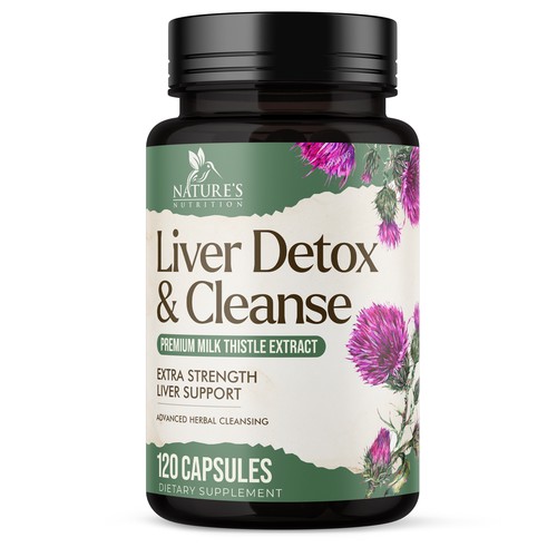 Natural Liver Detox & Cleanse Design Needed for Nature's Nutrition Ontwerp door UnderTheSea™