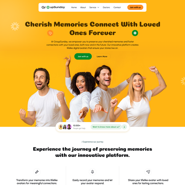 Technology Website UI UX