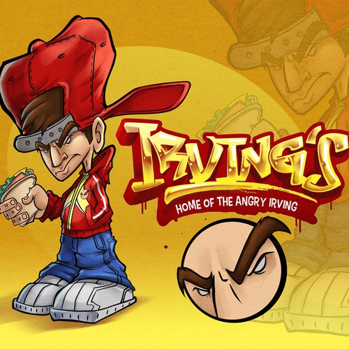 Angry Irving character Design by Aladecuervo