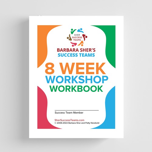 Workbook front cover for adults with big dreams - make me smile Design by M!ZTA