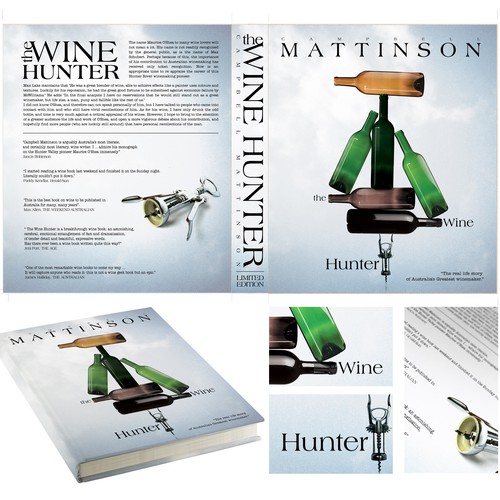 Book Cover -- The Wine Hunter Design von c2o