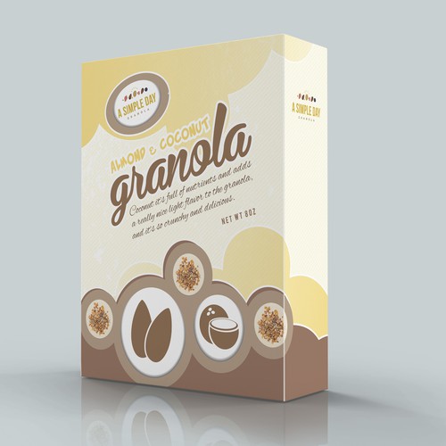 A Simple Day Granola Box Design Design by ilonaGi