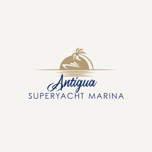 Logo for Antigua Superyacht Marina Design by AnaGocheva