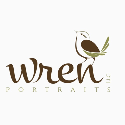 Create a fun logo for Wren Portraits, a family oriented portrait photographer Design réalisé par DiannaD.