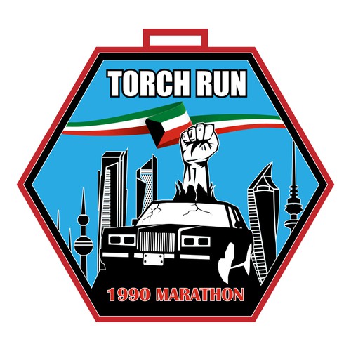 marathon medal Design by 5h4rK