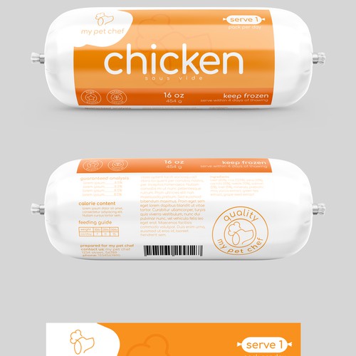 Design Premium Fresh Dog Food por Totoya