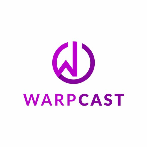 Design Warpcast logo di Yaqoot