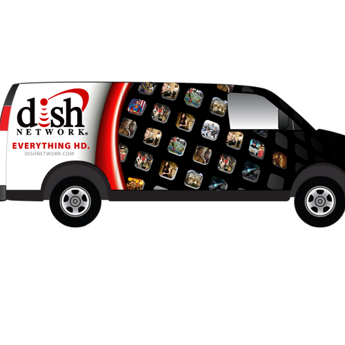 pixelpicassoさんのV&S 002 ~ REDESIGN THE DISH NETWORK INSTALLATION FLEETデザイン