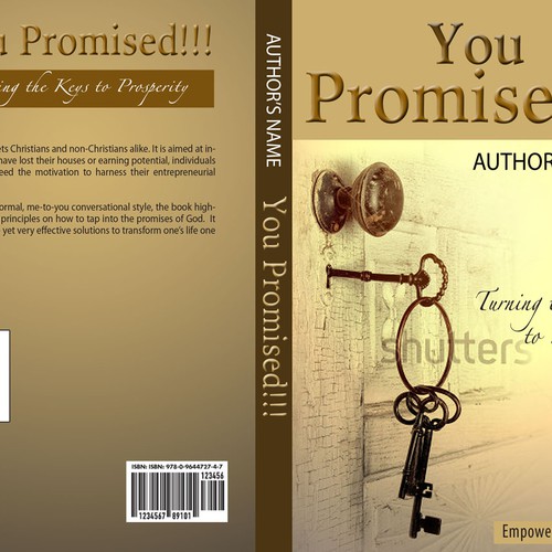 Book Cover - You Promised !!! Design by dalim