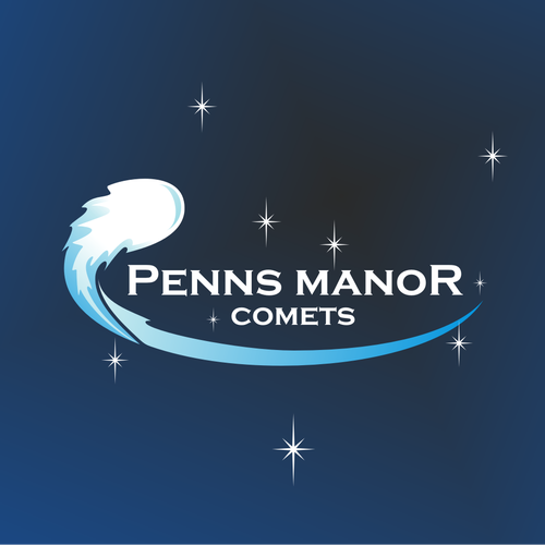 Create a Brand Logo for the 'Penns Manor Comets' with Comet logo! Diseño de Chua_PARK