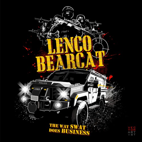 Lenco BearCat Design von VectorArtist
