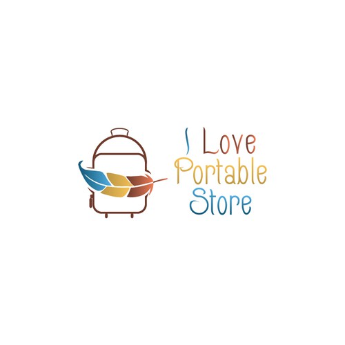Powerful logo to launch our new brand of portable products! Design by OUATIZERGA Djamal