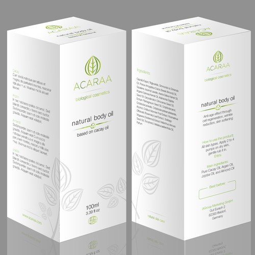 Creative Packaging Design for Natural Cosmetic Line Design by milan.kelecevic