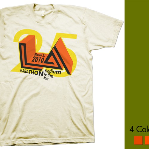 LA Marathon Design Competition Design by Mike Hoffman