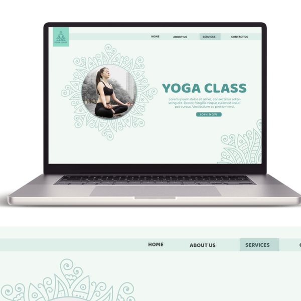 Modern, Minimalist Web Page Concept