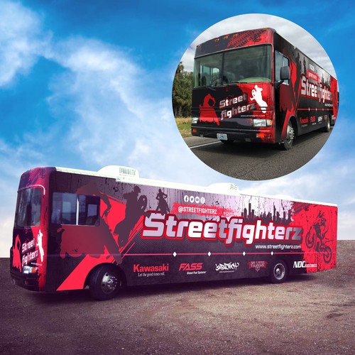 Streetfighterz RV Wrap Design by v6