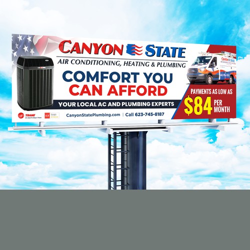 Design An Eye-Catching Billboard For An HVAC Company Design by GrApHiC cReAtIoN™