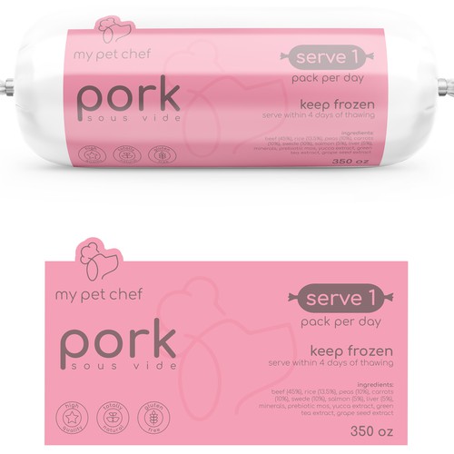 Premium Fresh Dog Food Design by Totoya