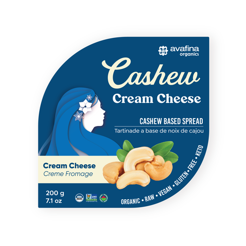 Vegan Cashew Cheese Packaging Rebrand Design by Ganesh Anvekar