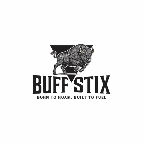 Buff Stix...Lean, Delicious, Buffalo Strong. Design by Brazuca Studio