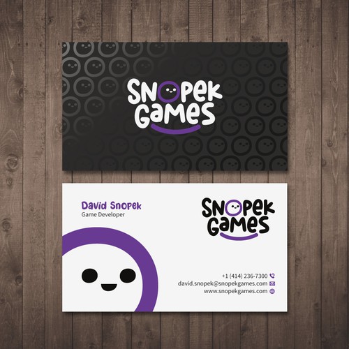 Business Cards for an indie Game Developer Design by Tcmenk