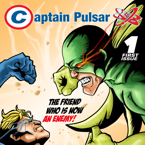 Captain Pulsar First Edition Comic Concept Design by Hadeboga Studio