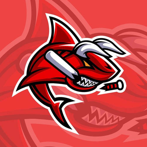 Bull Sharks Logo Design Design by marcuz030