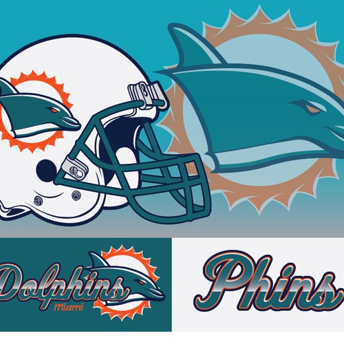 99designs community contest: Help the Miami Dolphins NFL team re-design its logo! Ontwerp door TheLarrikin