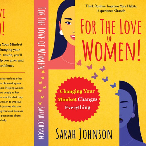 Creative book cover for the ultimate self help guide for women! Design by zaRNic