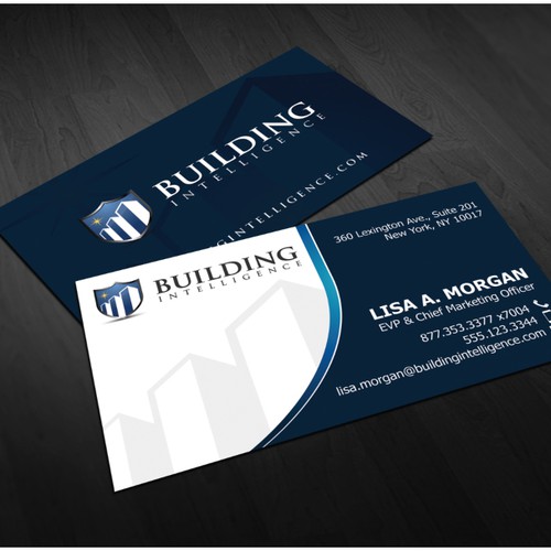 Business Cards For Building Intelligence, Inc. 