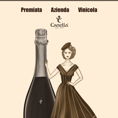 Canella Prosecco ADV Design by VeronikaTsurkan