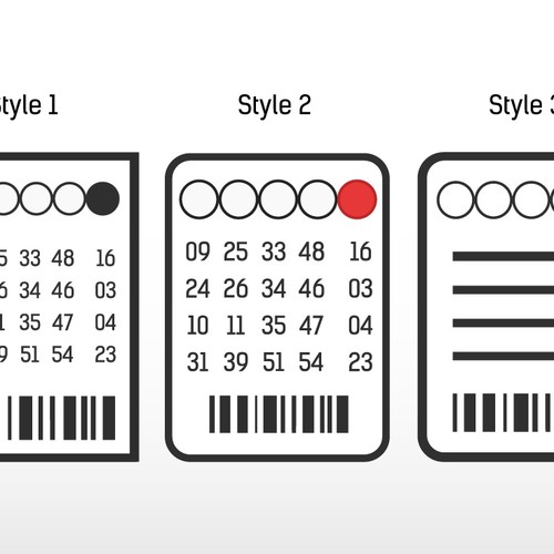 Create a cool Powerball ticket icon ASAP! Diseño de Charves H.