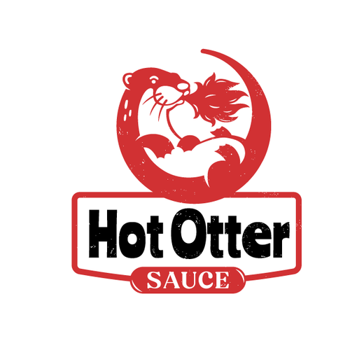 Design a Hot Sauce logo with an Otter Design by Ben Deltorov