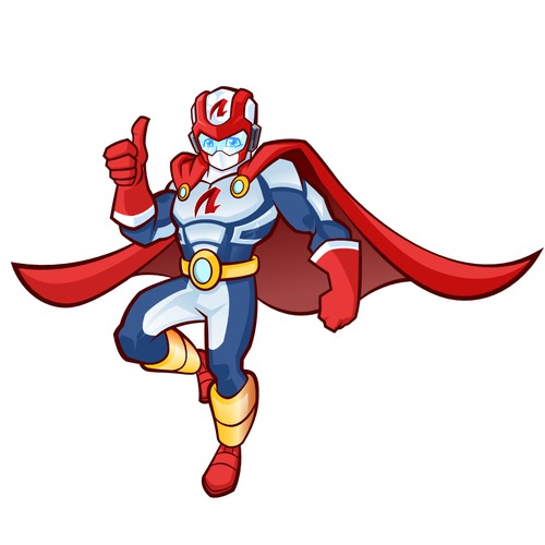 Design an Awesome Superhero Mascot for Insurance Firm Design by Monjirou