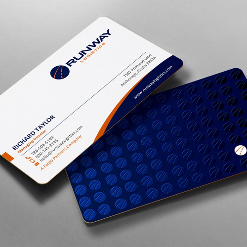 Runway Logistics Business Card Design by chandrayaan.creative