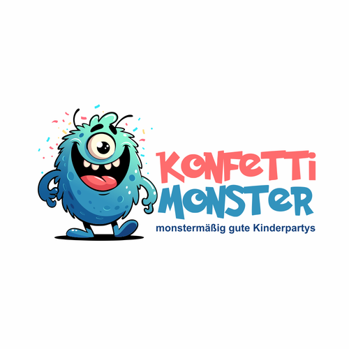 we need a fun logo for a kids party company Design by VictoryBlue