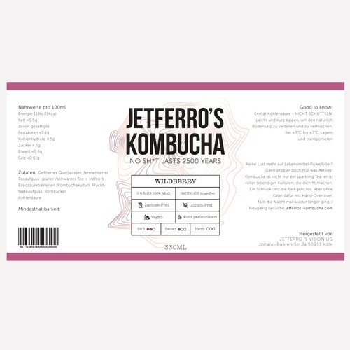 Product label contest entry by bizimkiz