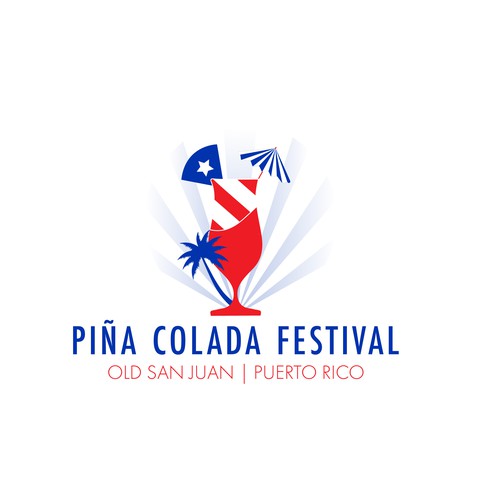 Piña Colada Festival Logo and Branding Package Design by Melanie Owubokiri