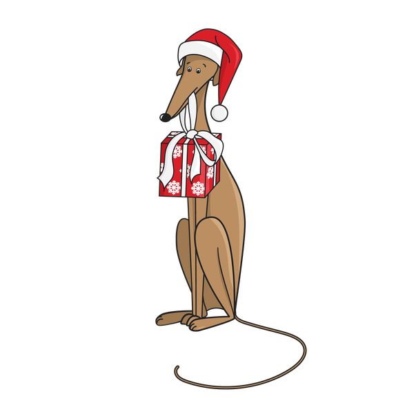 Illustration with dog for merchandise