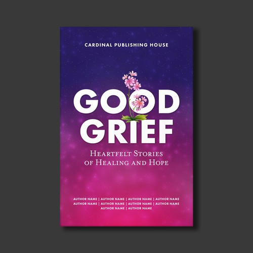 Design a bestselling book cover for People Looking For Ways to Heal Grief Design by The Cloud Digital