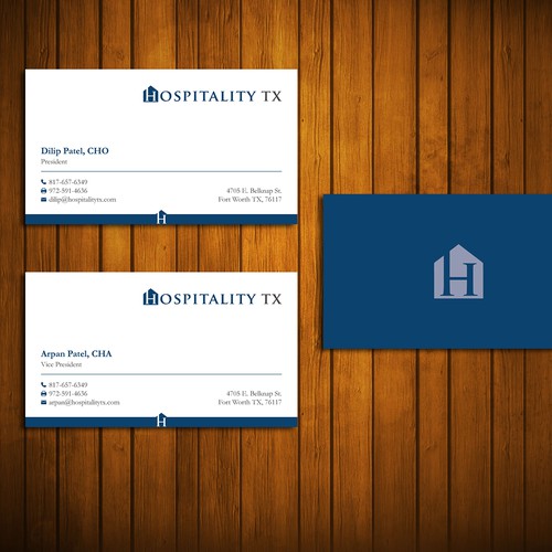 Design Business Card for a Hotel Development Company! Design by Florin Ralea