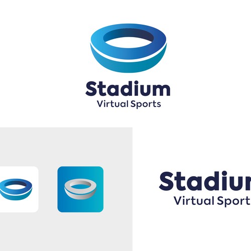 "Stadium Virtual Sports" Formal Logo Design Design by Uli Estrada
